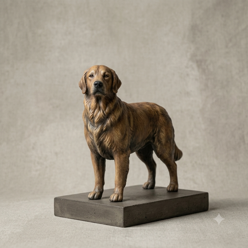 Golden Retriever figurine